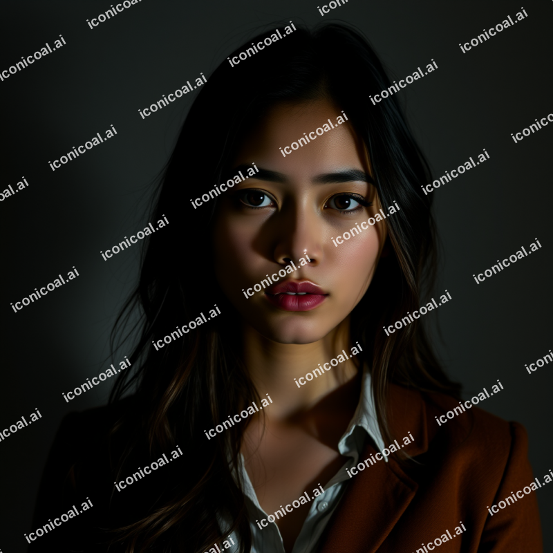 Young Professional Confident Portrait Natural Lighting He...