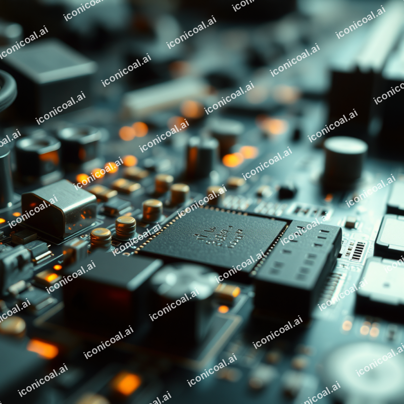 Circuit Board Macro Technology Electronics Detail