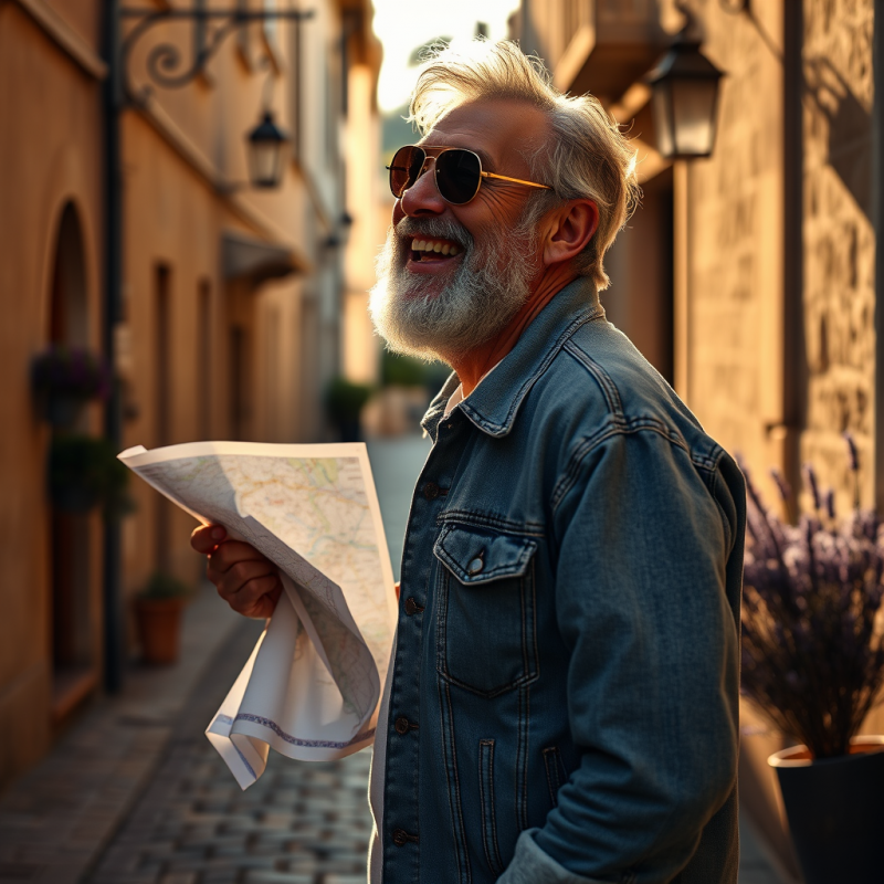 60-year-old Man with a Salt-and-pepper Beard