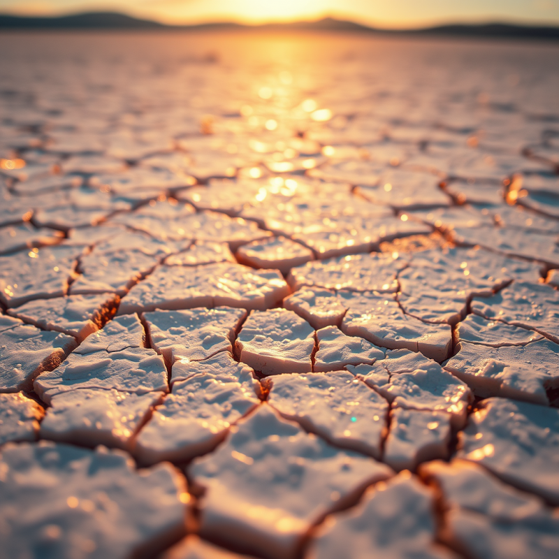 Desert Cracked Ground