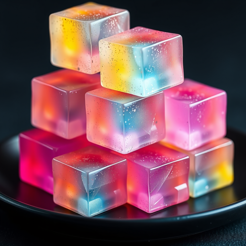 Colorful Ice Cubes
