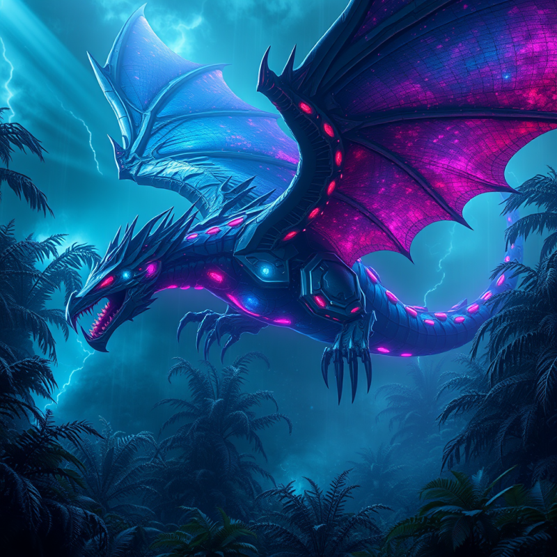 Mysterious Dragon in Jungle