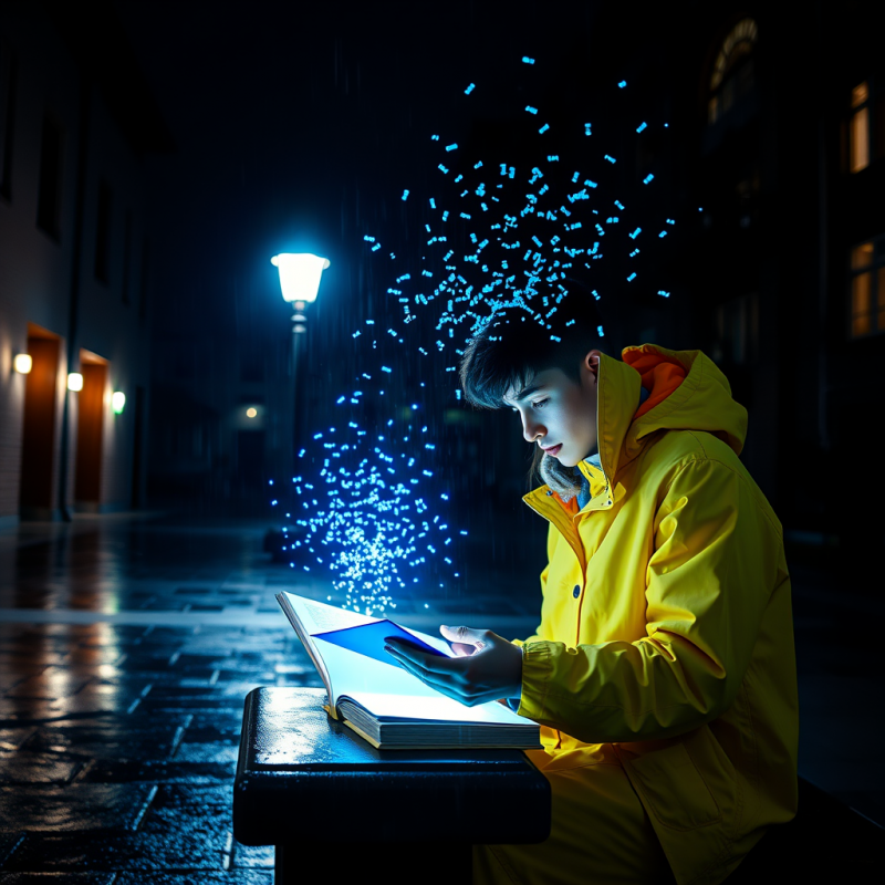 Enchanted Reader in the Night