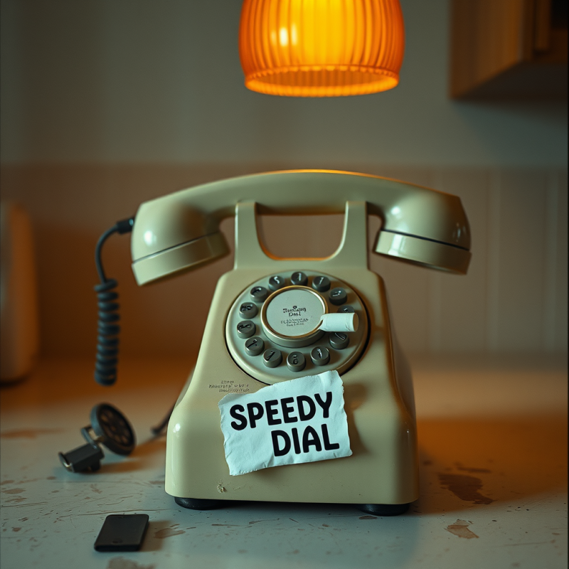 Vintage Speedy Dial Phone
