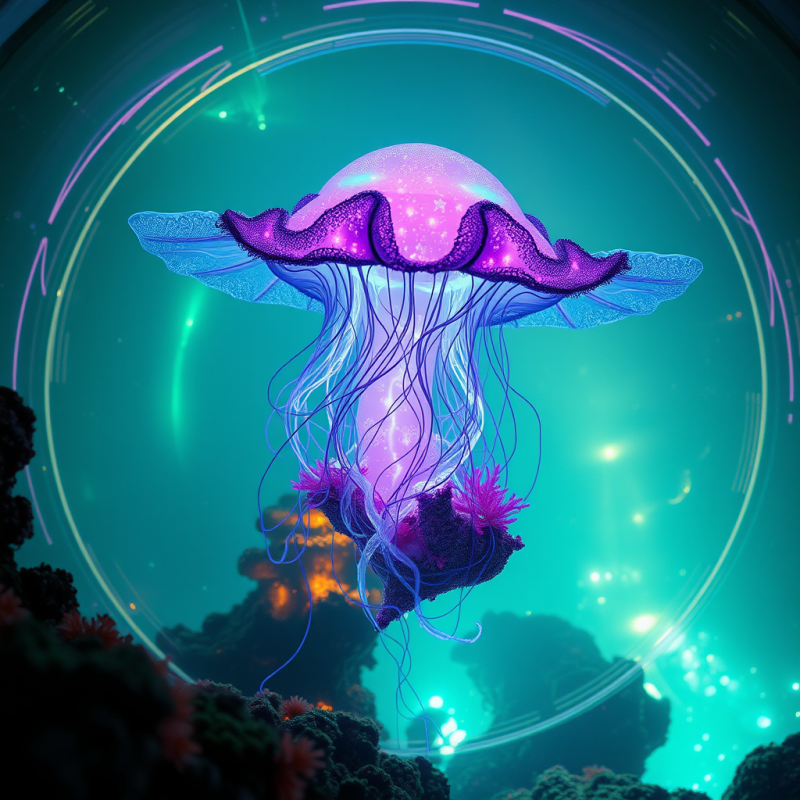 Bioluminescent Jellyfish