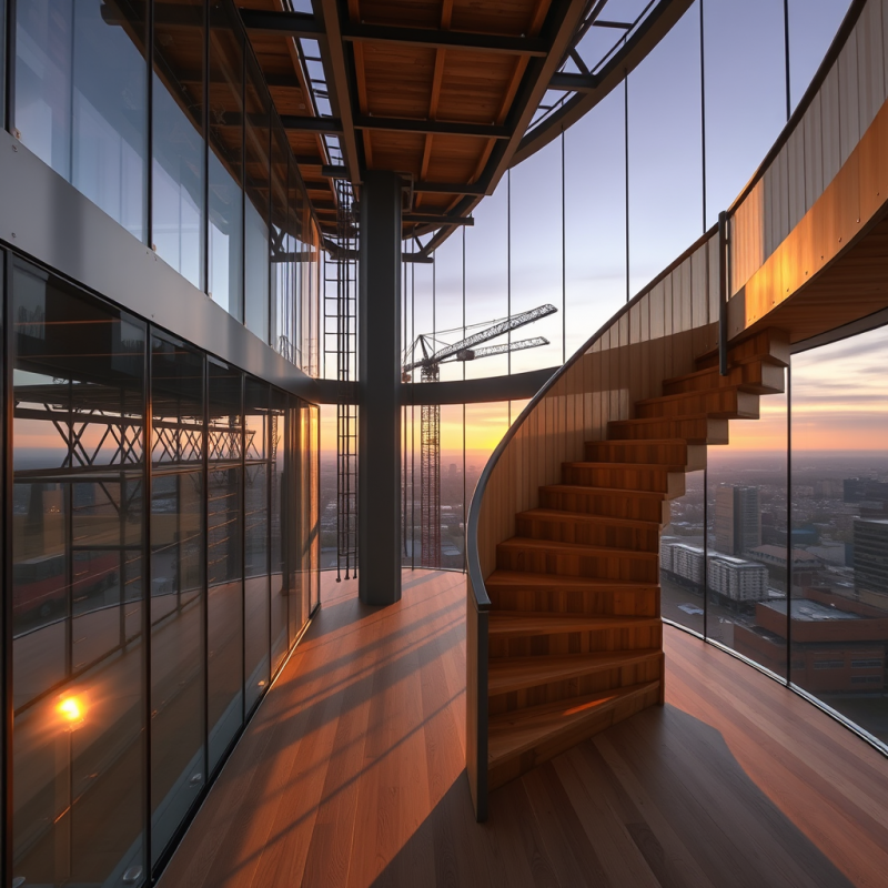 Staircase at Sunrise