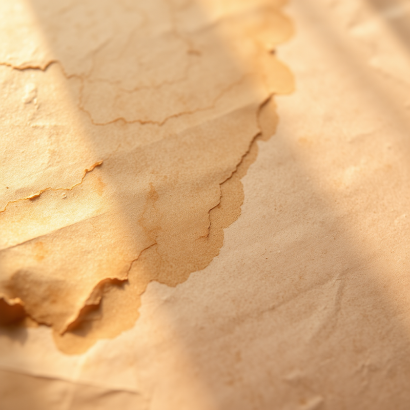Weathered Paper with Sunlight Patterns