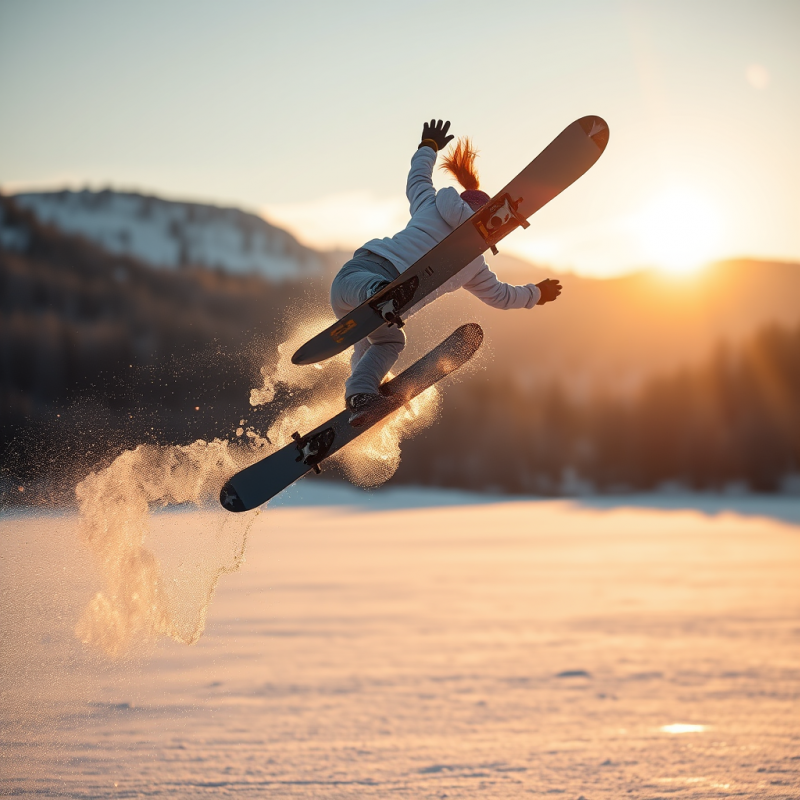 Skier in Mid-air