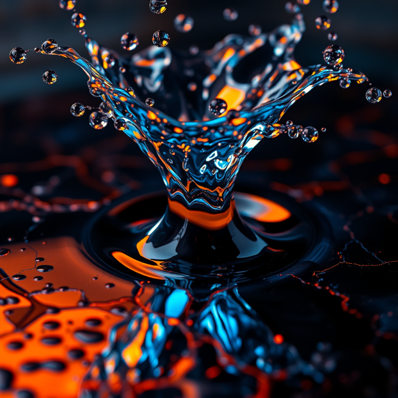 Vibrant Water Splash