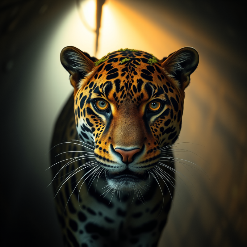 Jaguar's Intense Gaze