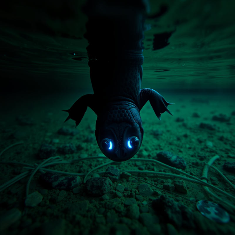 Glowing Eyes of the Abyss