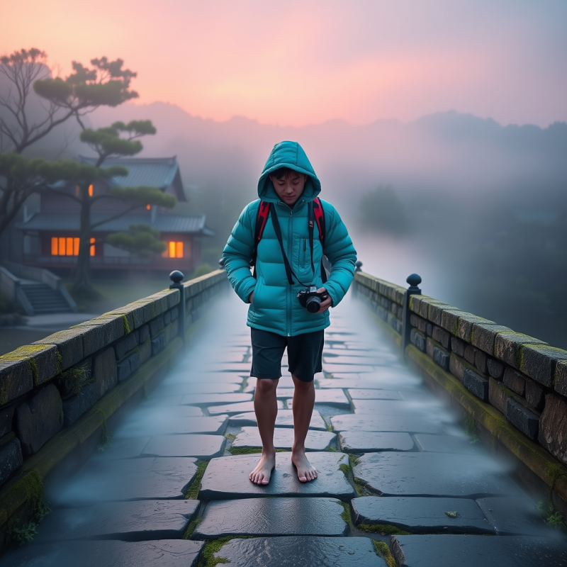 Mystic Journey on Misty Bridge