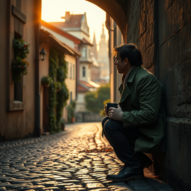 Urban Sunset Reflection