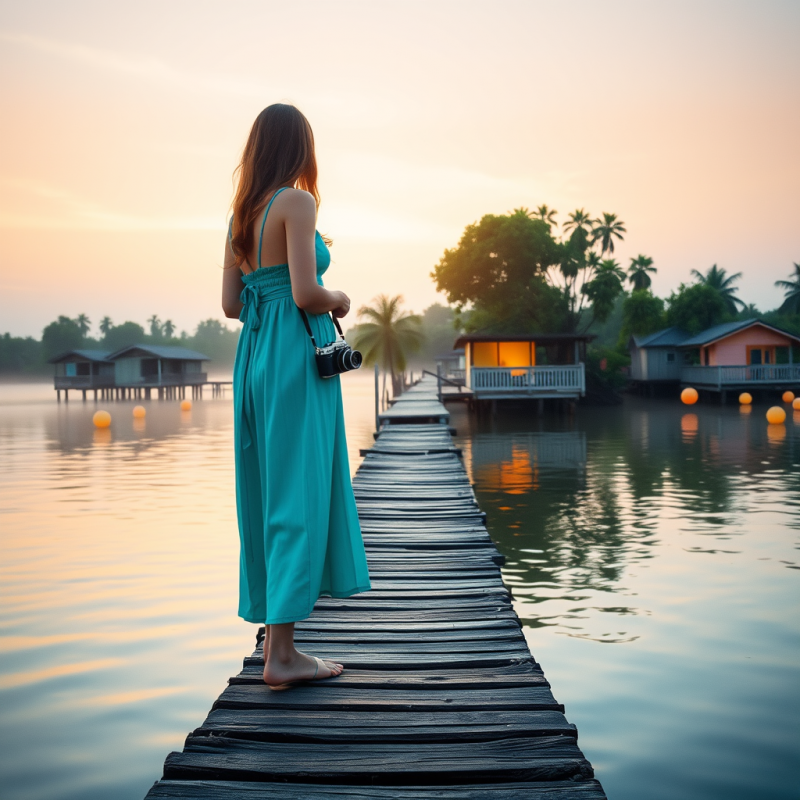 Serene Sunset Over Water