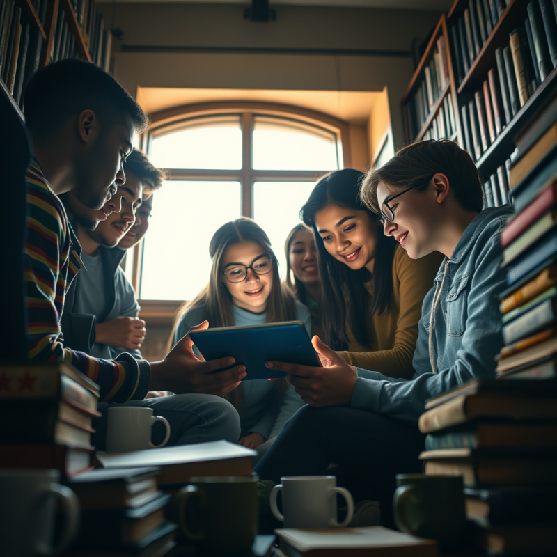 Group Study in Library