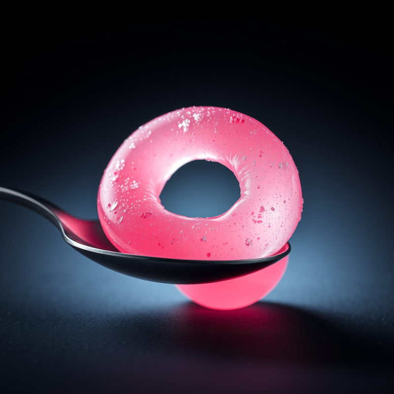 Glowing Pink Donut