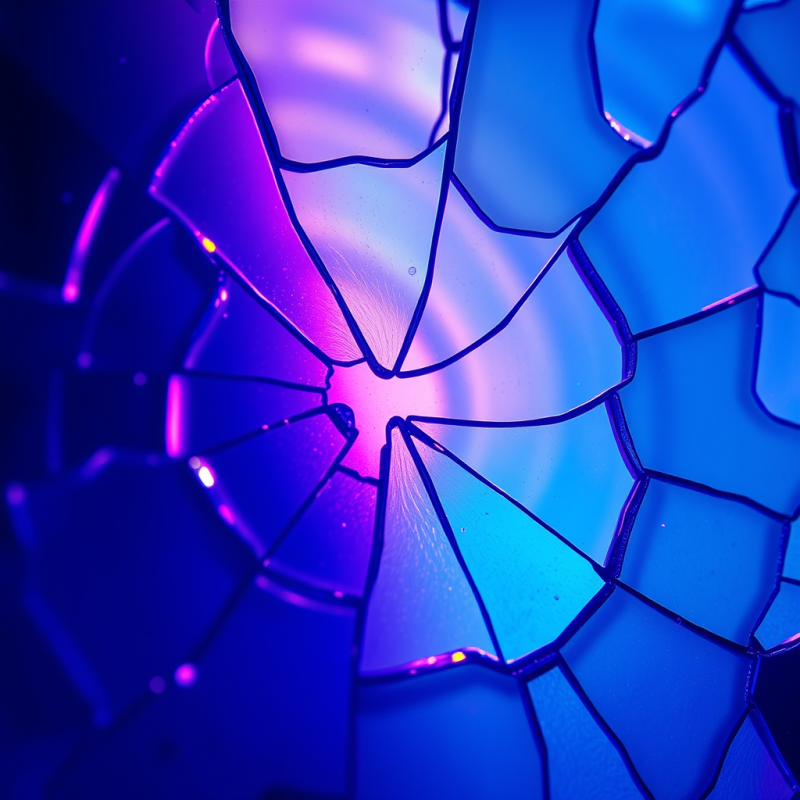 Cracked Glass Mosaic