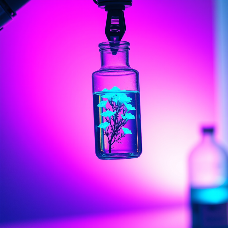 Floating Bioluminescent Tree