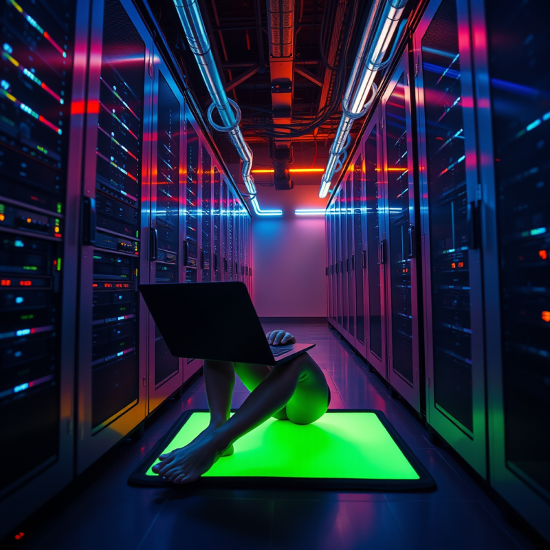 Tech Enthusiast in Data Center