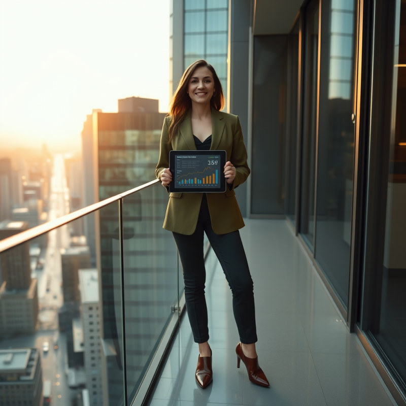Businesswoman with Tablet