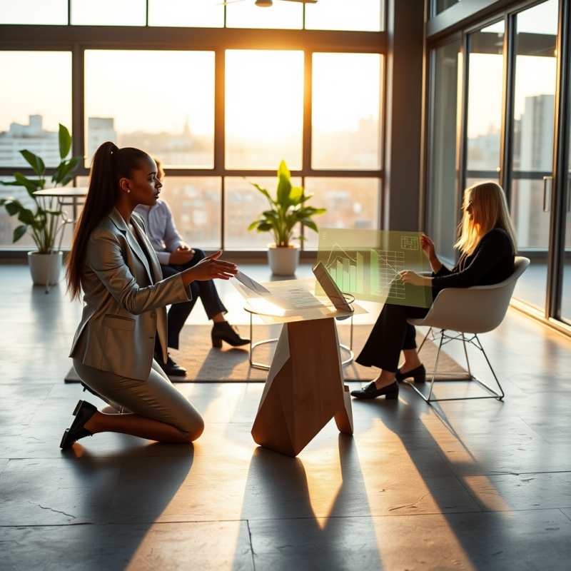 Business Meeting in Office