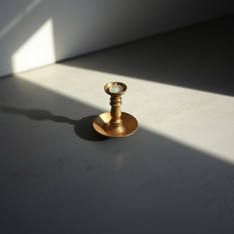 Golden Candlestick in Sunbeam