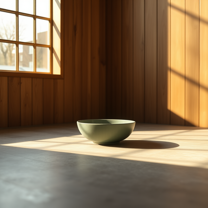 Minimalist Green Bowl