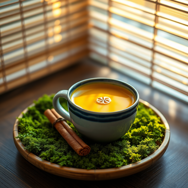 Warm Citrus Tea with Cinnamon