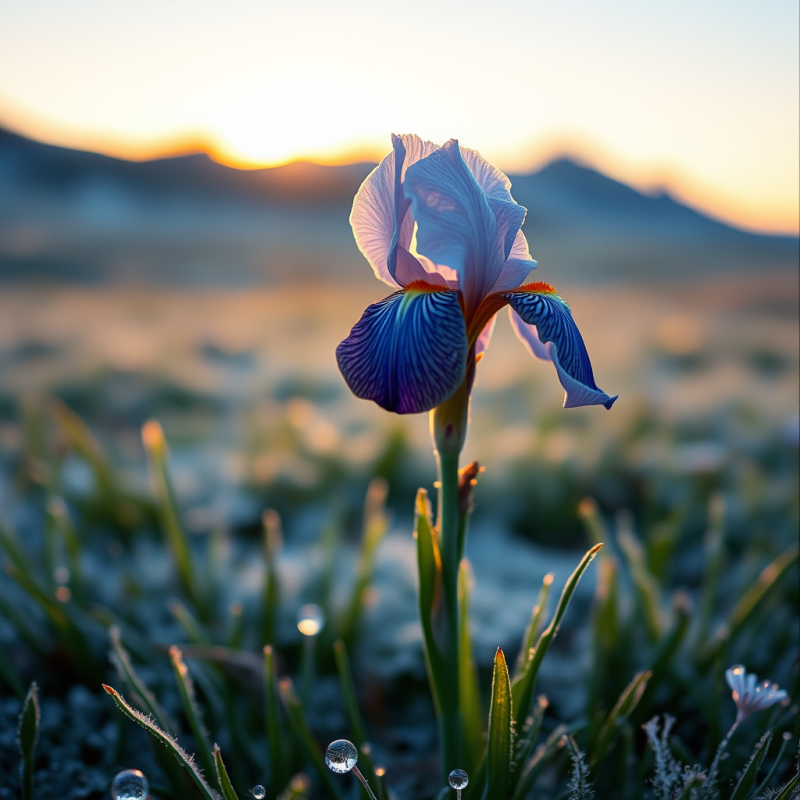 Iris at Sunset