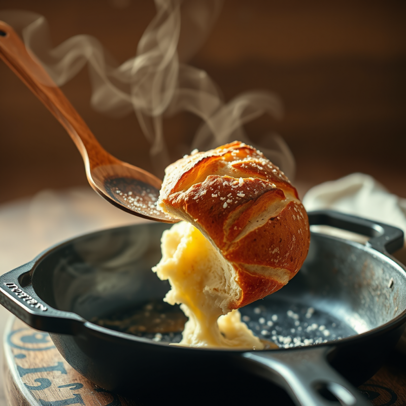 Steaming Bread with Melting Butter