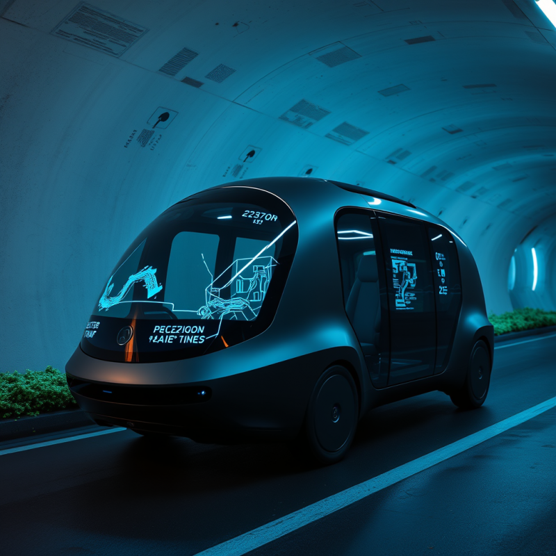 Futuristic Autonomous Truck