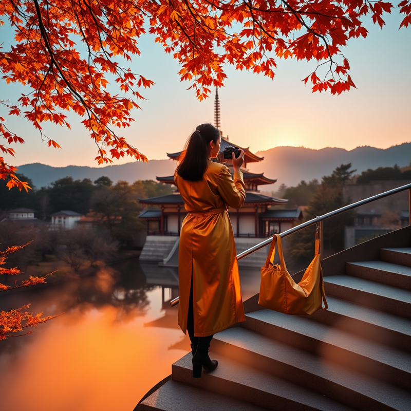 Photographer Capturing Sunset