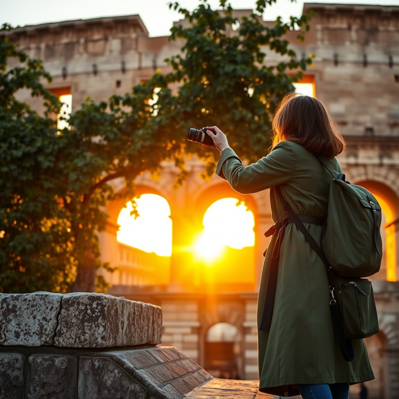 Photographer Capturing Sunset