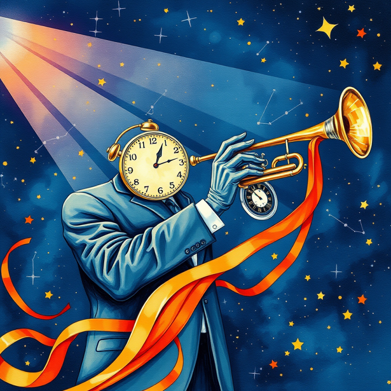 Time Traveler with Trumpet