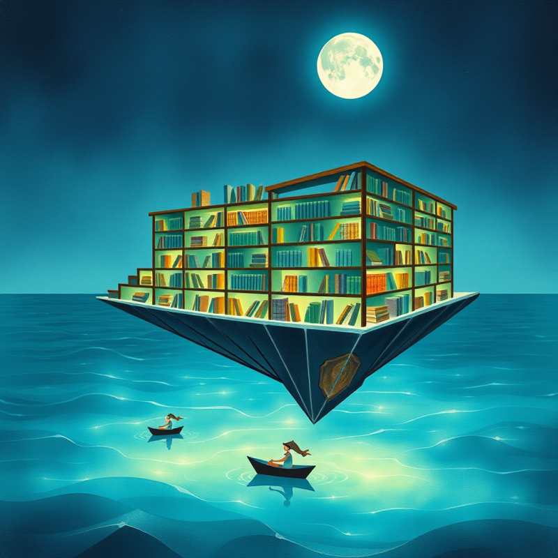 Floating Library in the Sea