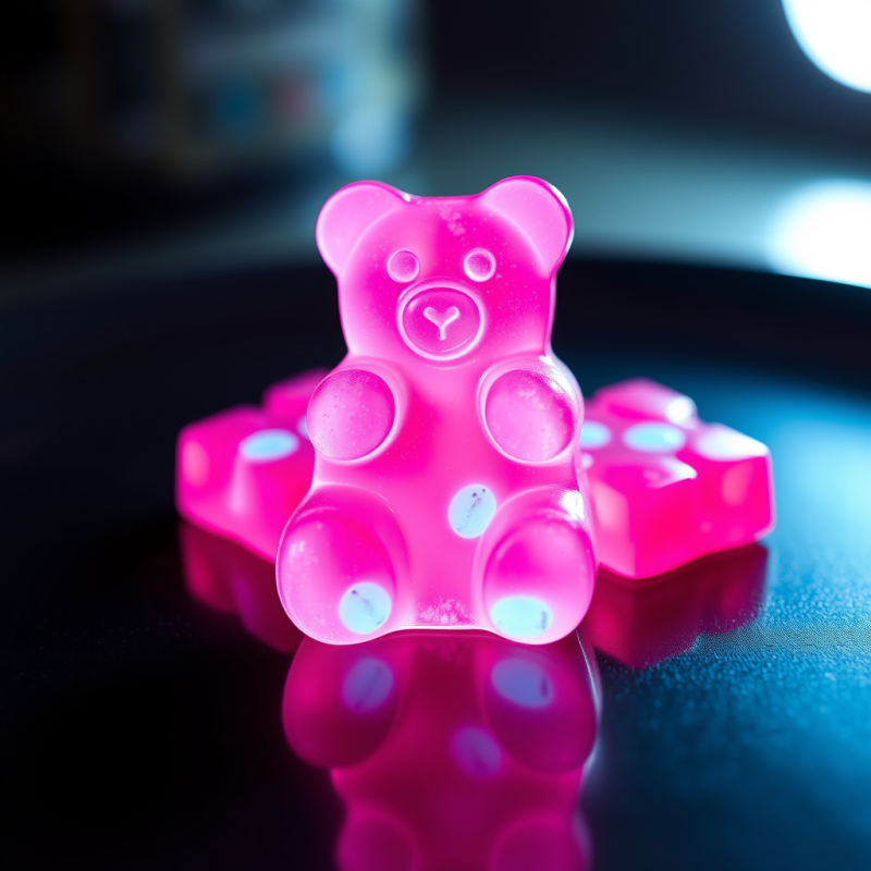 Pink Bear Gummy Candy