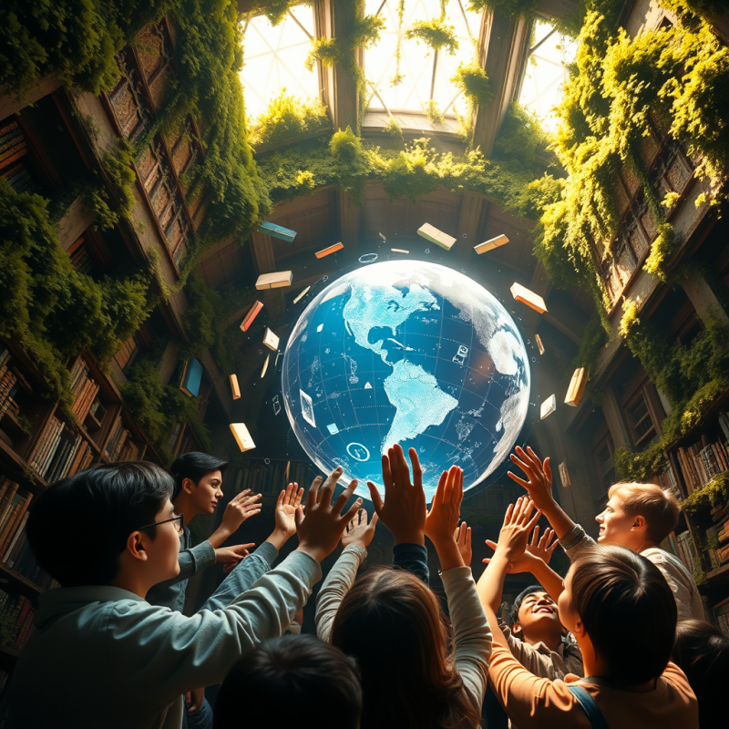 Enlightened Minds in a Library