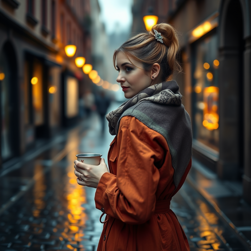 Urban Shopper in Winter