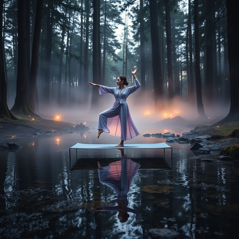 Enchanted Forest Yoga Pose