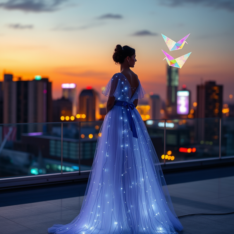 Elegant Cityscape at Sunset