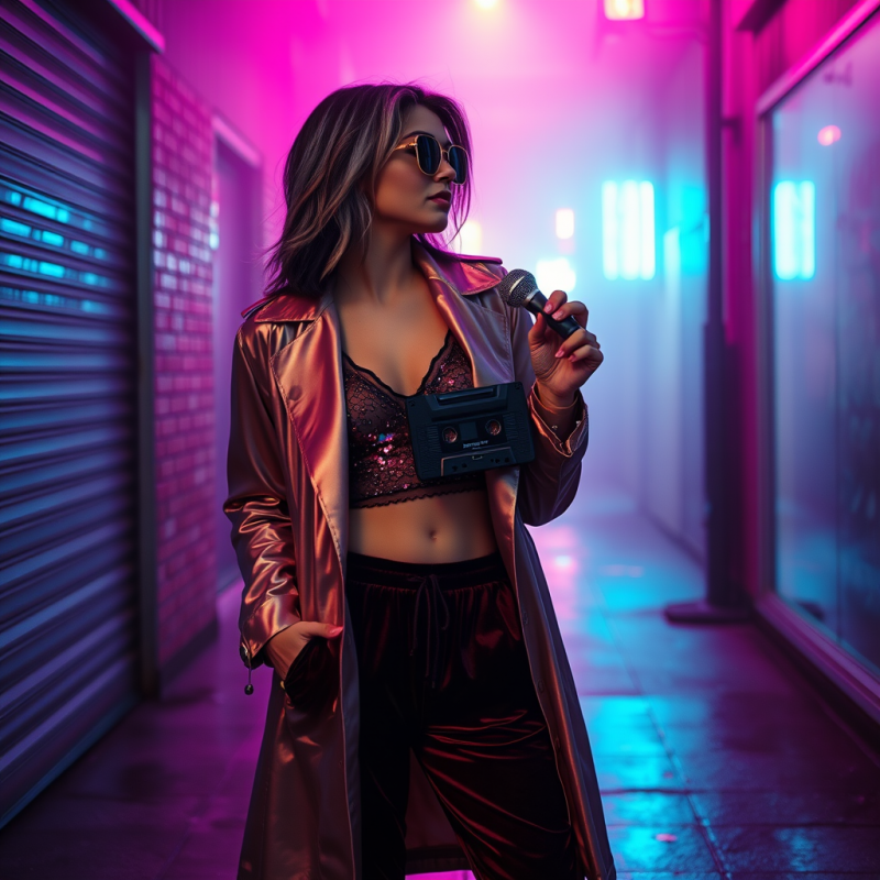 Retro-futuristic Performer