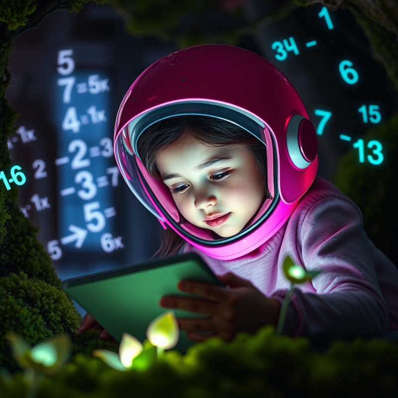 Astronaut in a Forest