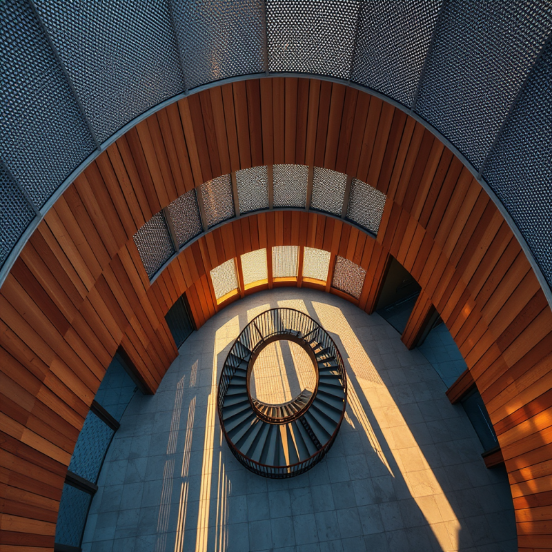 Spiral Staircase in Modern Architecture