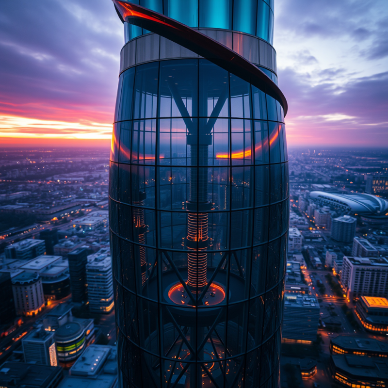 City Skyline at Twilight