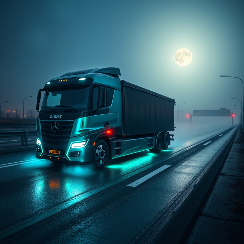 Aerial Drone Shot Of A Glowing