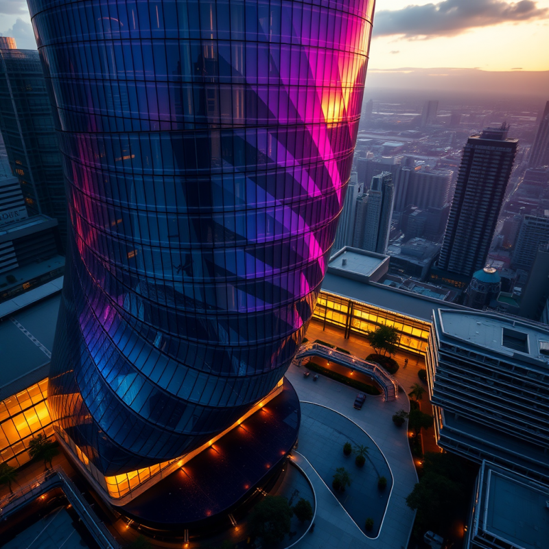 Aerial Drone Shot of a Spiraling