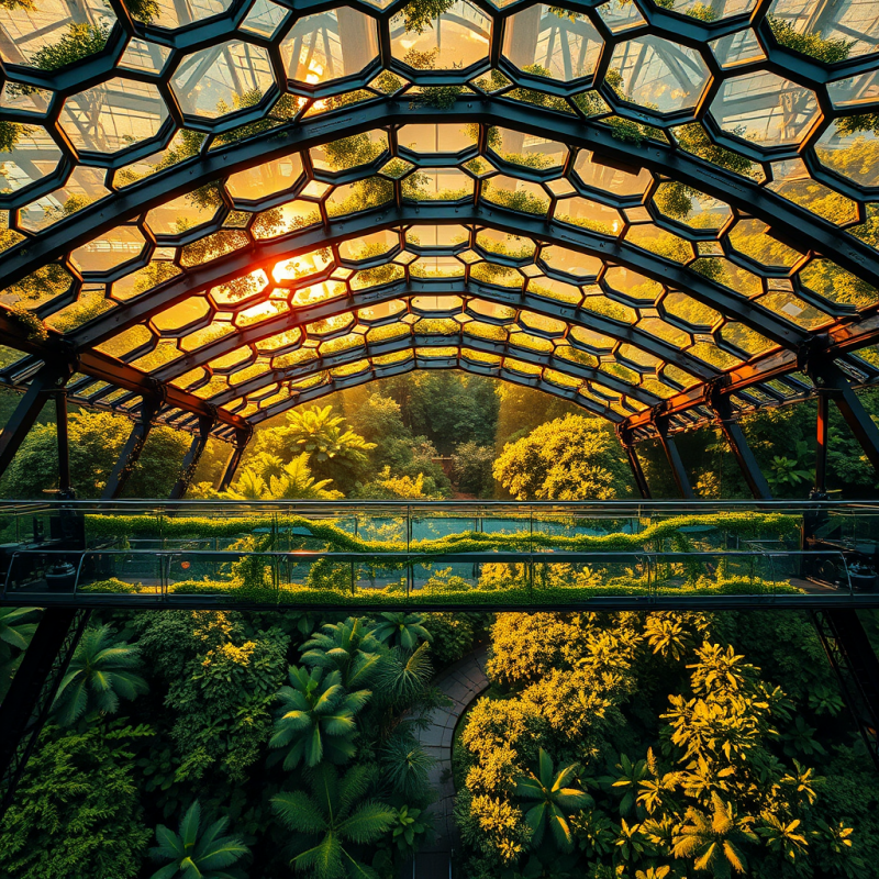 Aerial Drone Shot Of A Suspended Glass Walkway Cantilever...