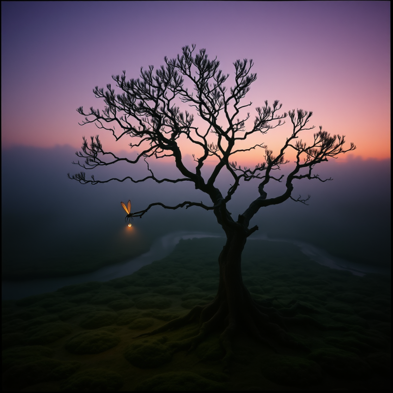 Aerial View of a Lone