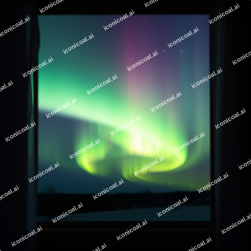 Aurora Borealis Light Ribbons