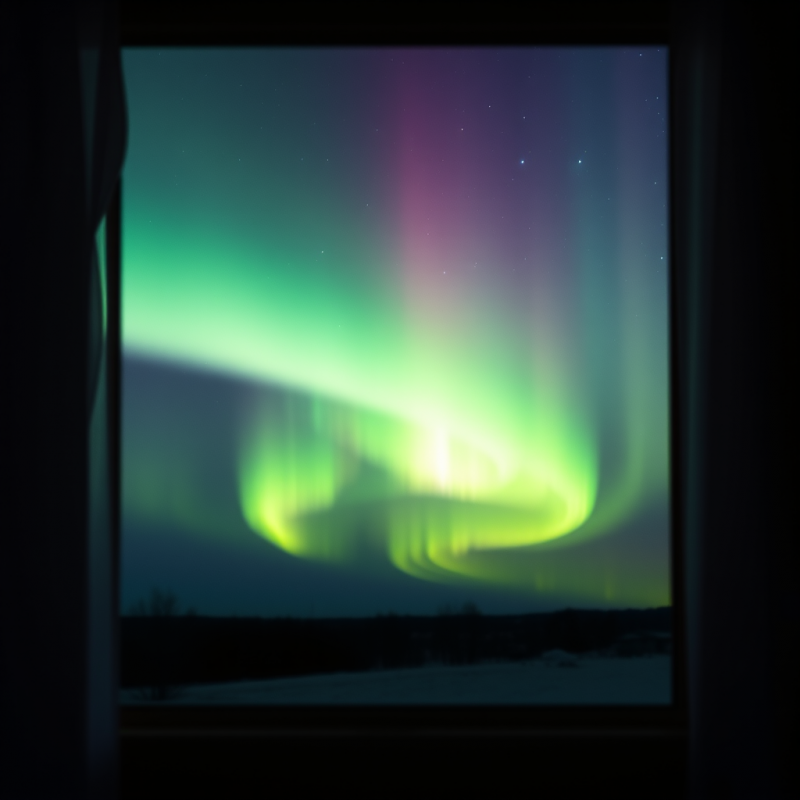 Aurora Borealis Light Ribbons